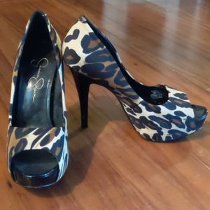 Jessica Simpson cheetah pumps